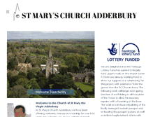 Tablet Screenshot of adderbury-stmarys.com